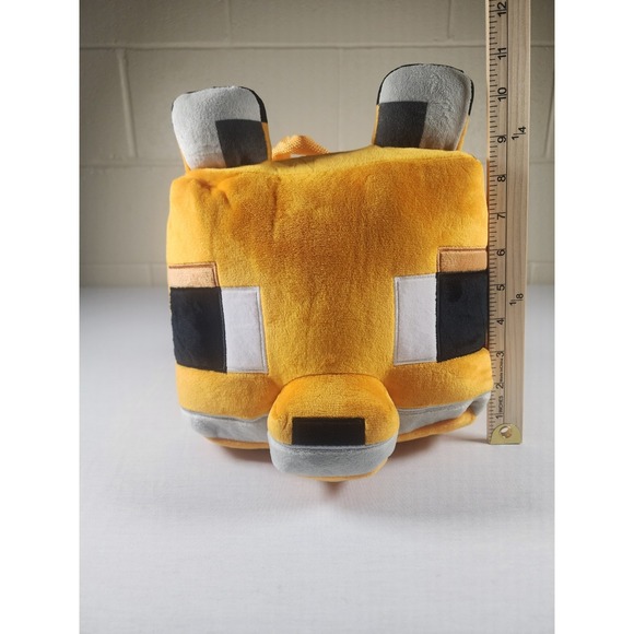Minecraft Fox Orange Plush Mini Backpack NWT Mojang Official Zipper Child Merch - Picture 4 of 5